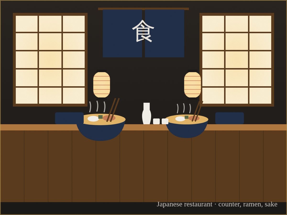 Japanese restaurant at Takara Hotel